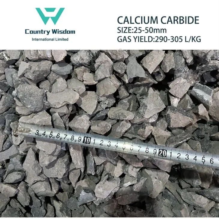Calcium Carbide Stone For Suppliers Chemical Industry Grade 25-50mm 295L/Kg Acetylene Gas