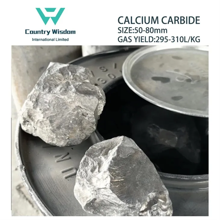 Calciumcarbide af høj kvalitet Cac2 Calciumcarbid 50-80mm