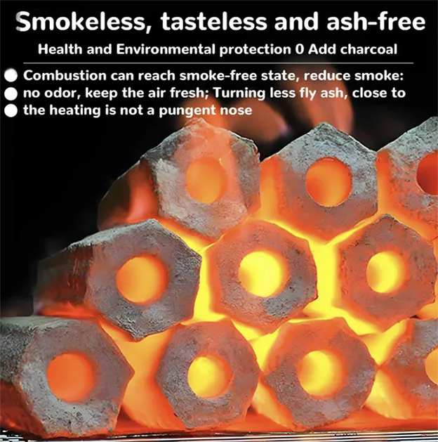 Natural Eco-Friendly Smoke-Free High Quality Bamboo Charcoal For Fireplace