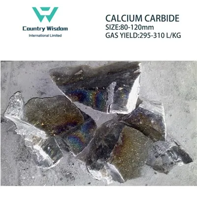 Cac2 CAS 75-20-7 80-120mm calciumcarbid fra Kina