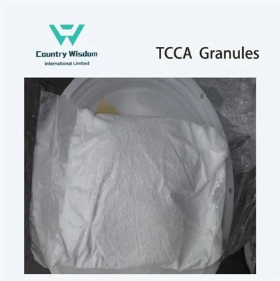 Brusende klordesinfektionskemikalier 8-30mesh TCCA 90 % granulær