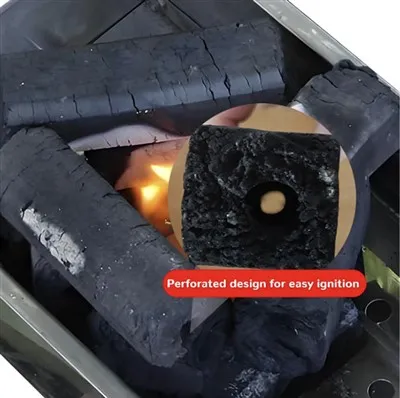 TRÆKUL Røgfri og smagløs Hurtigtbrændende grillkul med høj temperatur